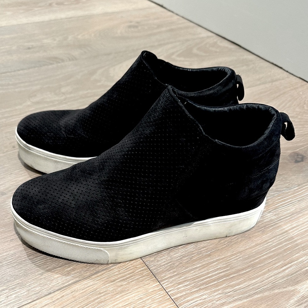 J Slides NYC Gia slip on platform sneaker bootie black - Picture 6 of 6